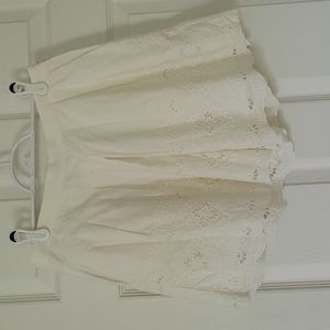 J. Crew Pleated Eyelet Skort Size 4